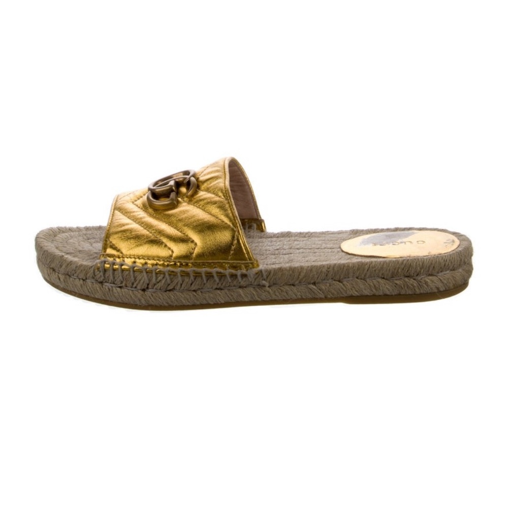 Gucci Leather Espadrilles - Picture 4 of 5